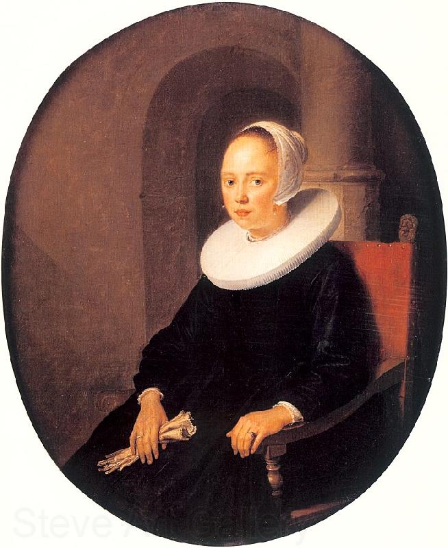 DOU, Gerrit Portrait of a Woman Norge oil painting art